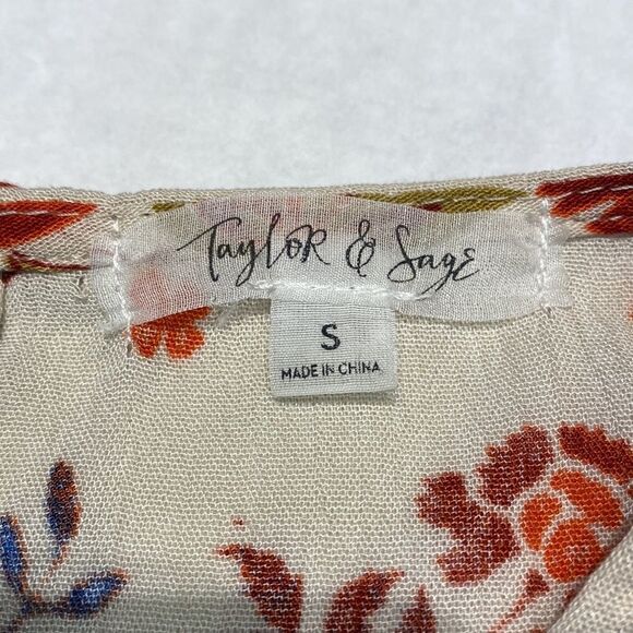 Taylor & Sage Dress Small Sleeveless Crochet Lace Cutout Waist Lined - Picture 7 of 13